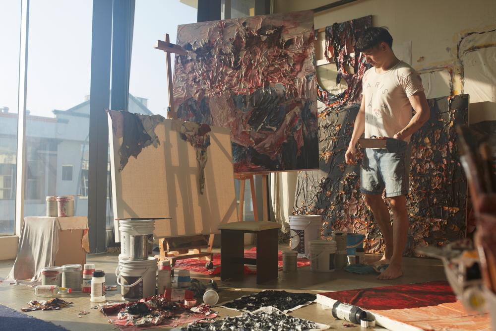 Wong in his studio. – Pictures courtesy of Wong Min Hao