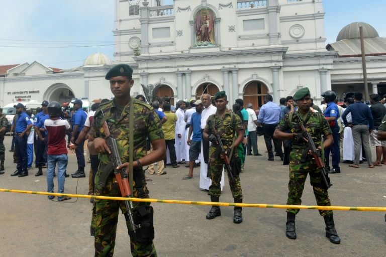 The first blast was reported at St Anthony’s Shrine, a well-known Catholic church in the capital Colombo. — AFP