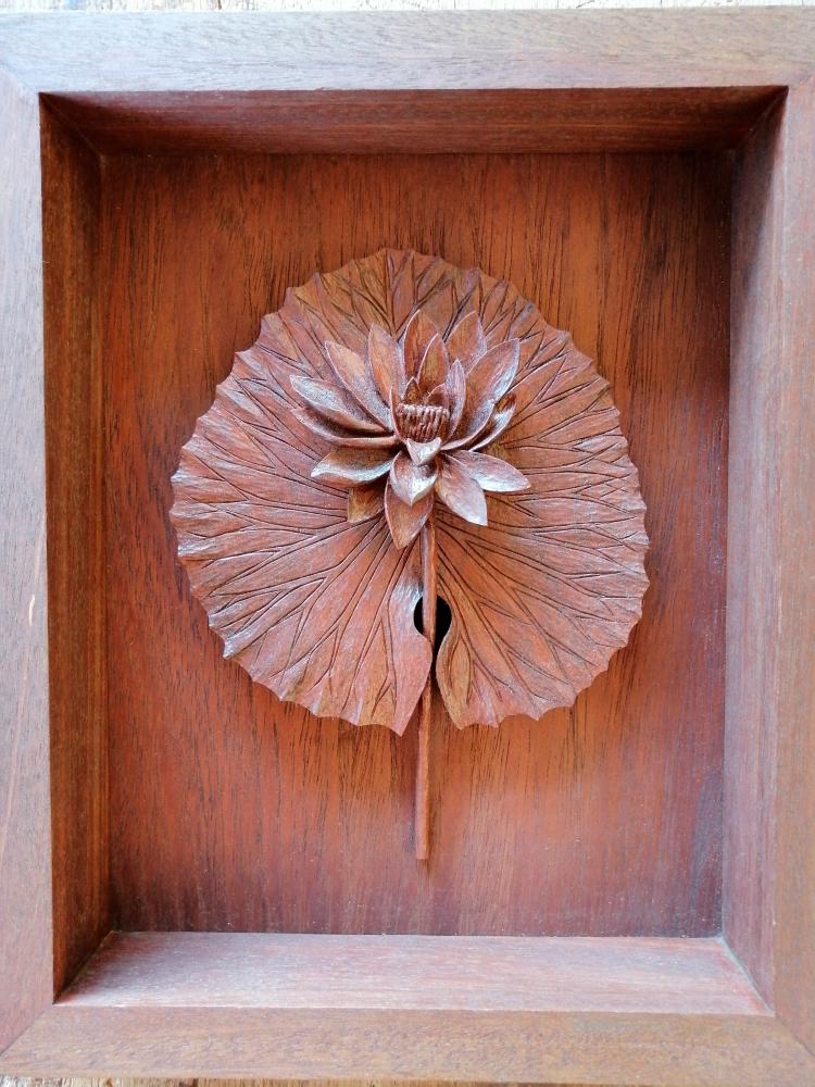 Telipok flower, contemporary woodcraft $!Telipok flower, contemporary woodcraft