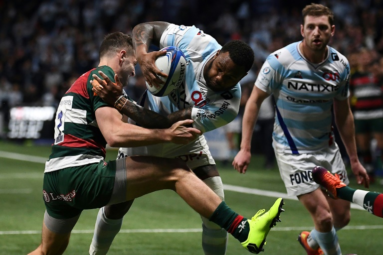 Virimi Vakatawa and Racing 92 proved too strong for Jonny May and Leicester in France. — AFP