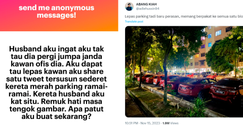 Viral post helps M’sian woman catch her husband at his female colleague’s flat