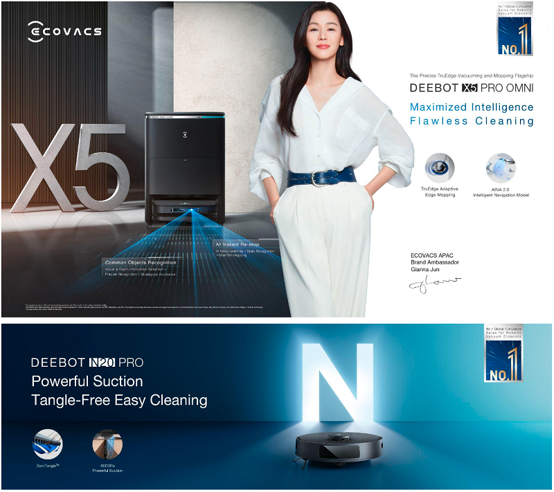 $!ECOVACS Launches Three Cutting-Edge Robot Vacuums to Tackle Diverse Cleaning Needs of Modern Households