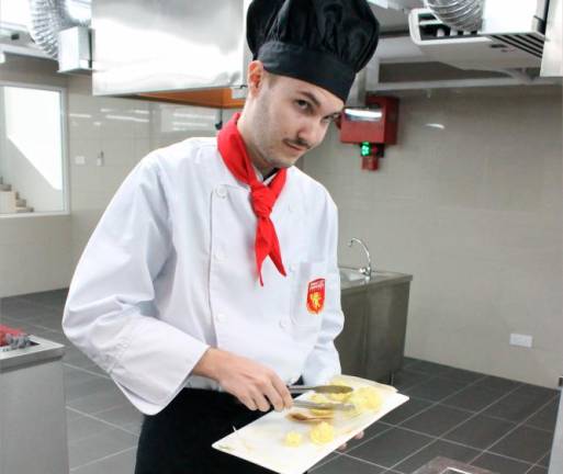 Hospitality and Tourism Management students will attend classes in a well-equipped Training Kitchen.