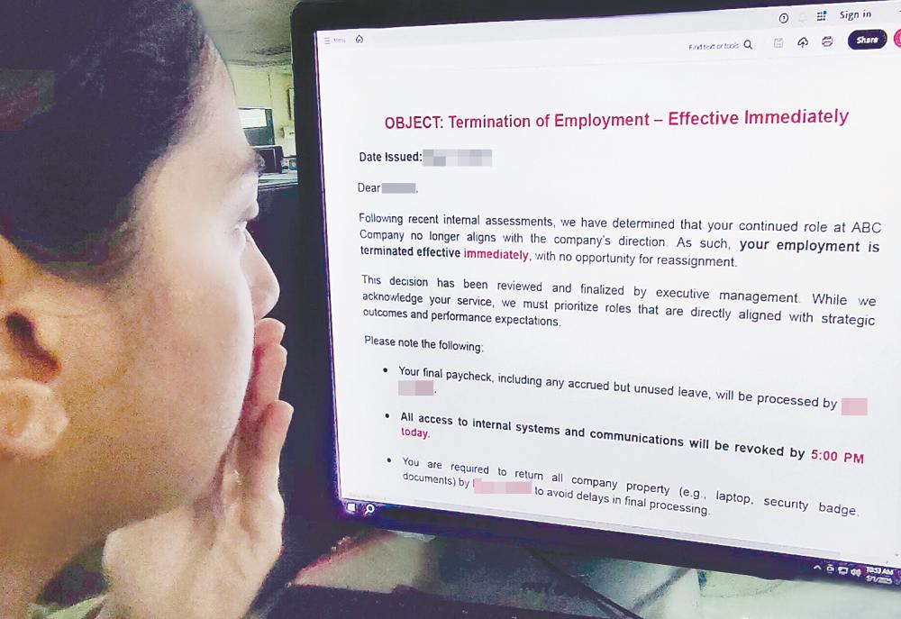 Balakrishnan urged employees who believe they are victims of constructive dismissal to bring their case to the Labour Department. –SYED AZAHAR SYED OSMAN/THESUN