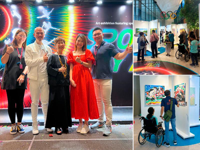 Avenue K Shopping Mall celebrates the official grand launch of the ‘Sport My Art’ Exhibition, showcasing incredible works by special needs and disability artists!