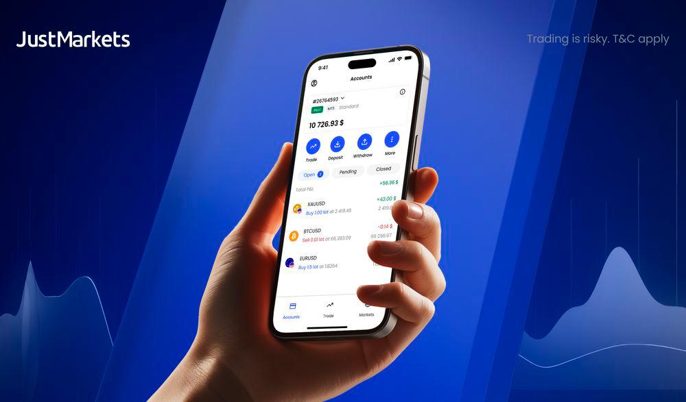JustMarkets Released Native Trading Inside The App