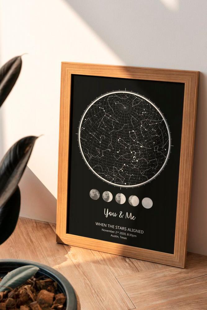 $!Personalised star maps will help you remember the good times forever.