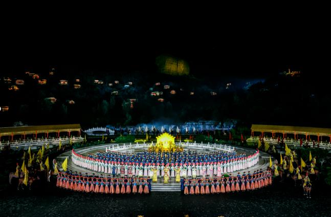 $!Live Show Scene of Emperor Kangxi’s Grand Ceremony