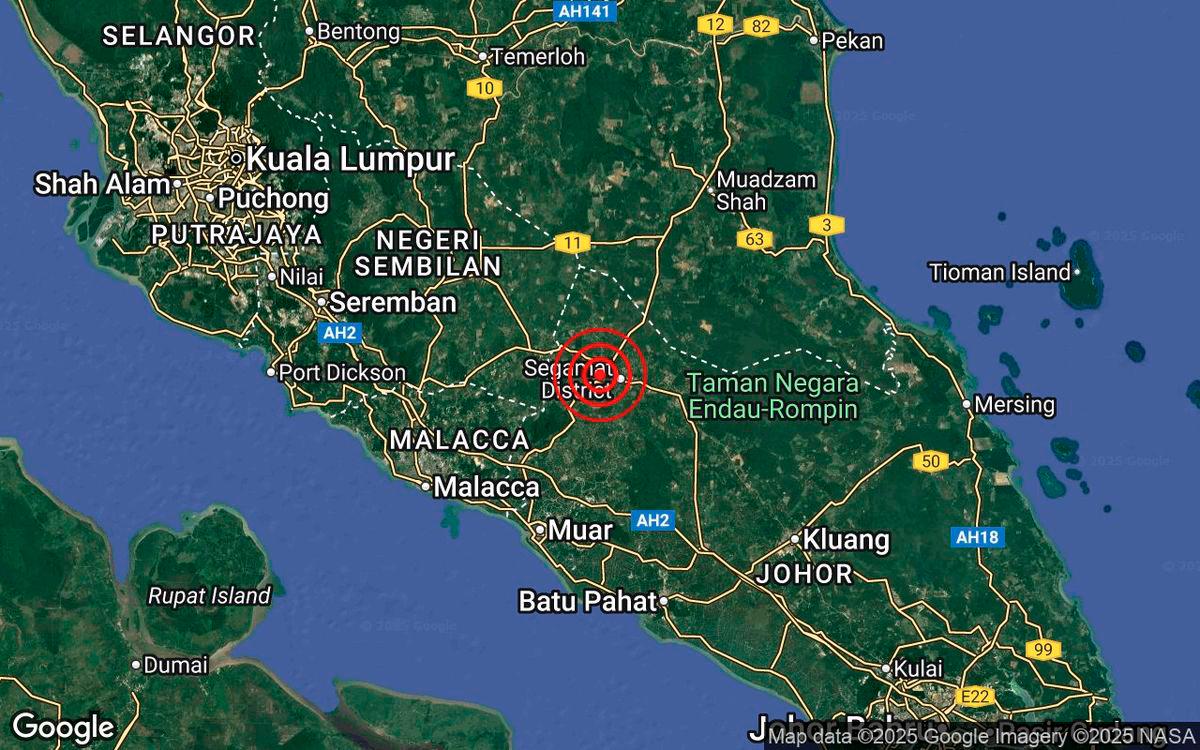 Credit: Malaysian Meteorological Department / Facebook