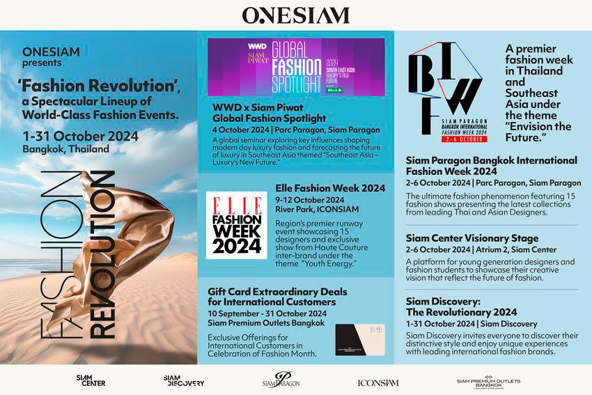 ONESIAM Curates a Spectacular Lineup of World-Class Fashion Events This October