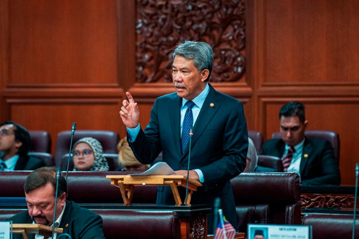 Foreign Minister Datuk Seri Mohamad Hasan during a Dewan Negara question and answer session today. - (Credit: Dato’ Seri Utama Haji Mohamad Bin Haji Hasan / Facebook)