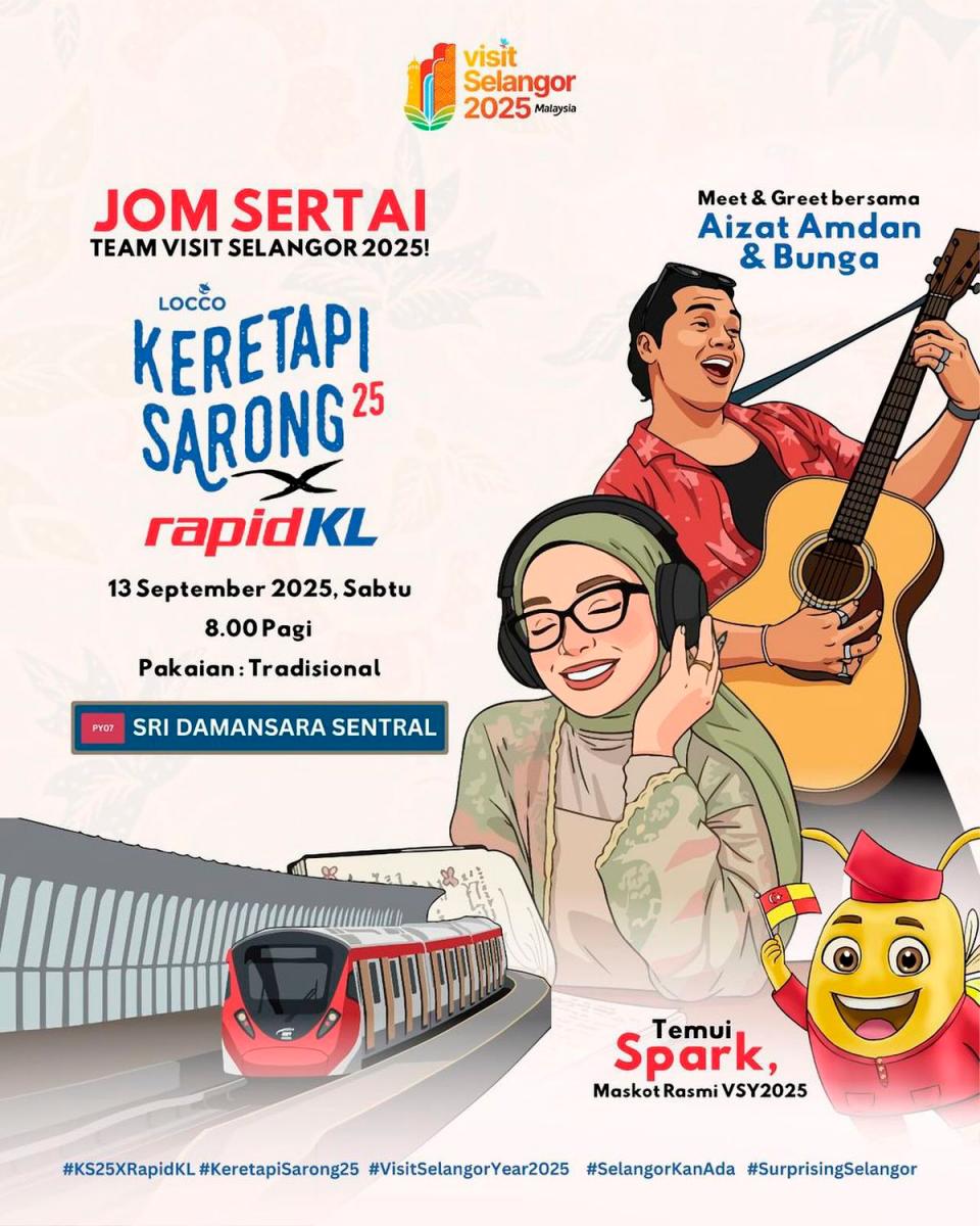 Gambar Kredit: Tourism Selangor / Facebook