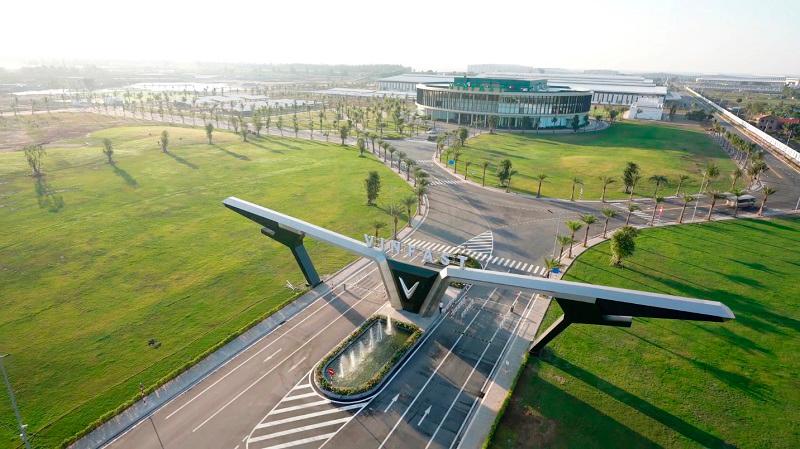 VinFast EV manufacturing complex in Hai Phong, Vietnam