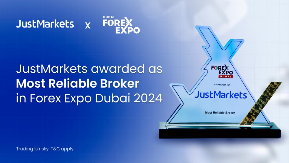 JustMarkets Awarded as Most Reliable Broker in Forex Expo Dubai 2024