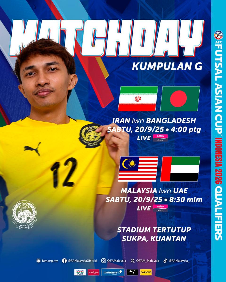 Gambar Kredit: Football Association of Malaysia / Facebook