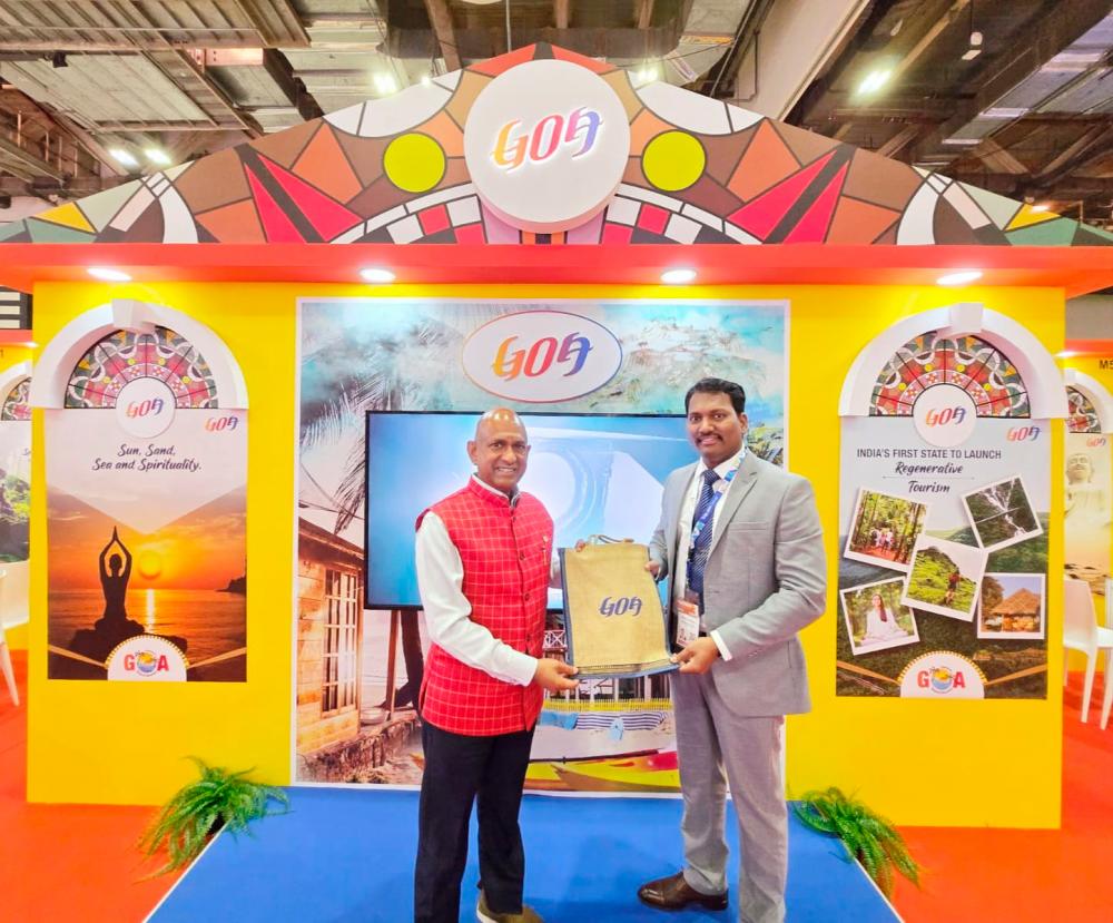 Director of Tourism- Goa ,Mr. Suneel Anchipaka (IAS), with Mr. GB Srithar, Head of Tourism Services at VFS Global.