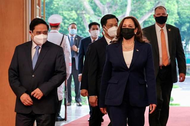 US Vice President Kamala Harris delayed her arrival in Hanoi after reports that US diplomats in the Vietnam capital may have experienced the mysterious illness dubbed “Havana Syndrome”. — AFP