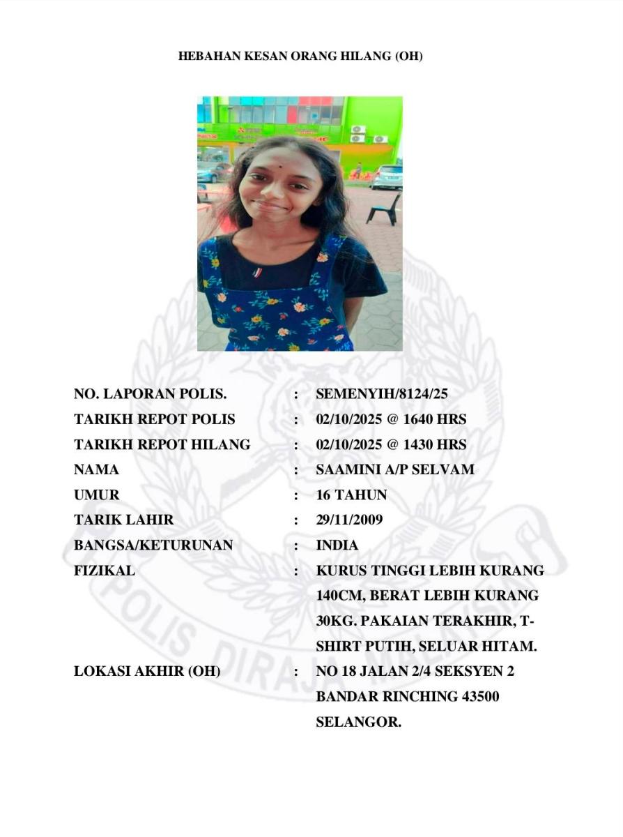 Credit - Polis Daerah Kajang/FBPIX