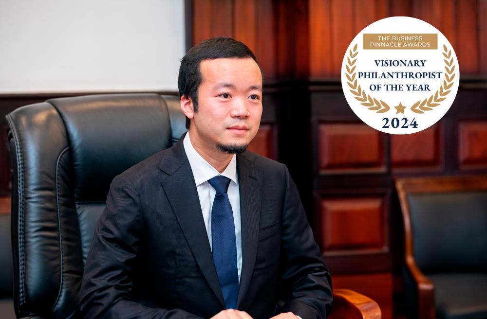 Neak Oknha Chen Zhi, Chairman of Prince Holding Group, was honored as ‘Visionary Philanthropist of the Year - Cambodia’ by The Business Pinnacle Awards for his leadership in promoting community development and sustainable growth across Cambodia.