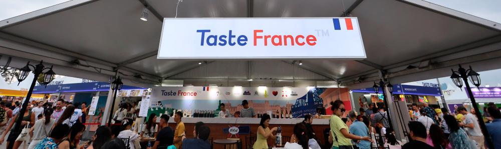 Authentic French Culinary experience at the Taste France Pavilion in Wine &amp; Dine Festival 2024