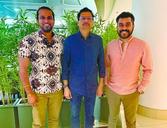 From left: Sanjay, Shanmugam and Punithan. – T.C. KHOR/THESUN