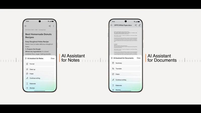 $!AI Assistant for OPPO Notes and Documents