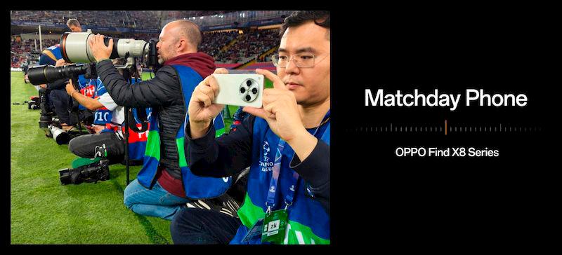 OPPO Find X8 series as the Matchday Phone $!OPPO Find X8 series as the Matchday Phone