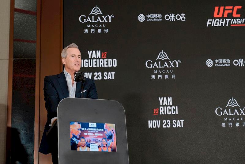 $!Mr. Kevin Kelley, Chief Operating Officer, Macau of Galaxy Entertainment Group mentioned that Galaxy Macau has actively supported, participated in, and organized various world’s top sports events and activities in line with the Macao SAR Government’s development strategy.