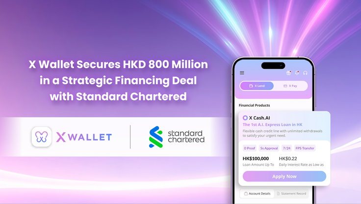 Zero Fintech Group Partners with Standard Chartered Bank (Hong Kong) Limited to Enhance A.I. Financing Solutions for X Wallet with HKD800 Million Funding Limit