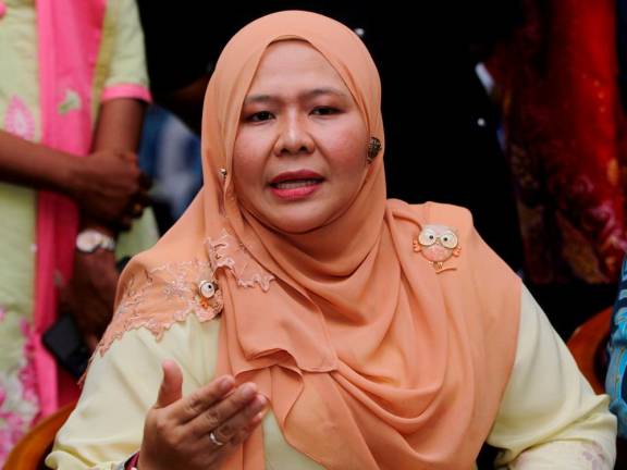 Perak Women, Family, Social Welfare, Cooperatives, and Entrepreneurship Development Committee chairman, Datuk Salbiah Mohamed. - BERNAMAPIX