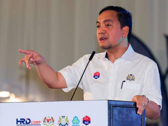 Johor Menteri Besar, Datuk Onn Hafiz Ghazi. - BERNAMApix