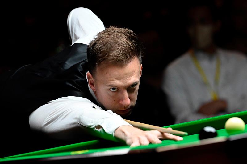 $!World No.1 Judd Trump during the 2024 Hong Kong Snooker All-Star Challenge.