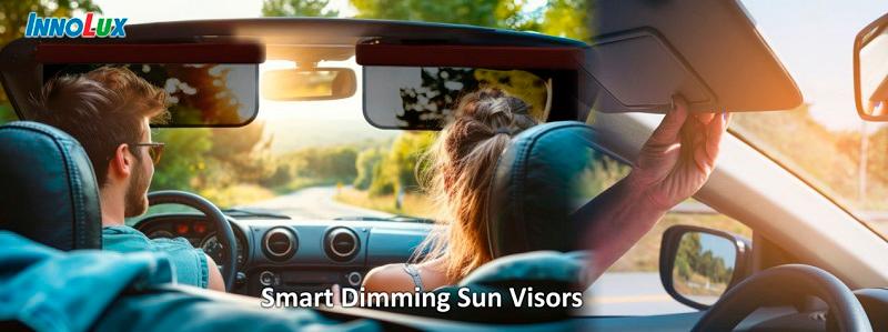 Innolux exhibits smart dimming sun visor