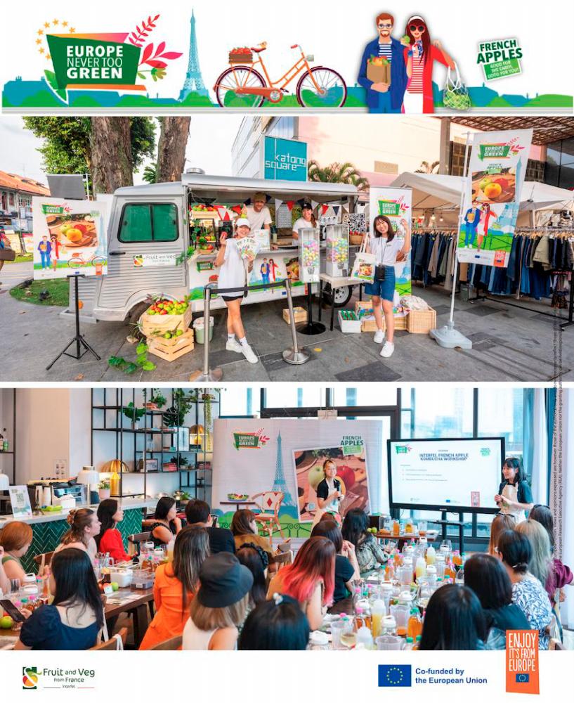 Fresh from France: Sustainable Apple Delights Mark Great Success in Singapore