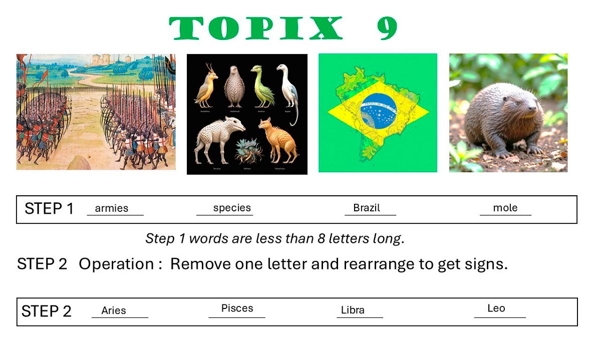 $!PUZZLES JUNE 1, 2025