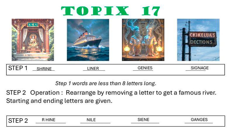 $!PUZZLES JULY 27, 2025