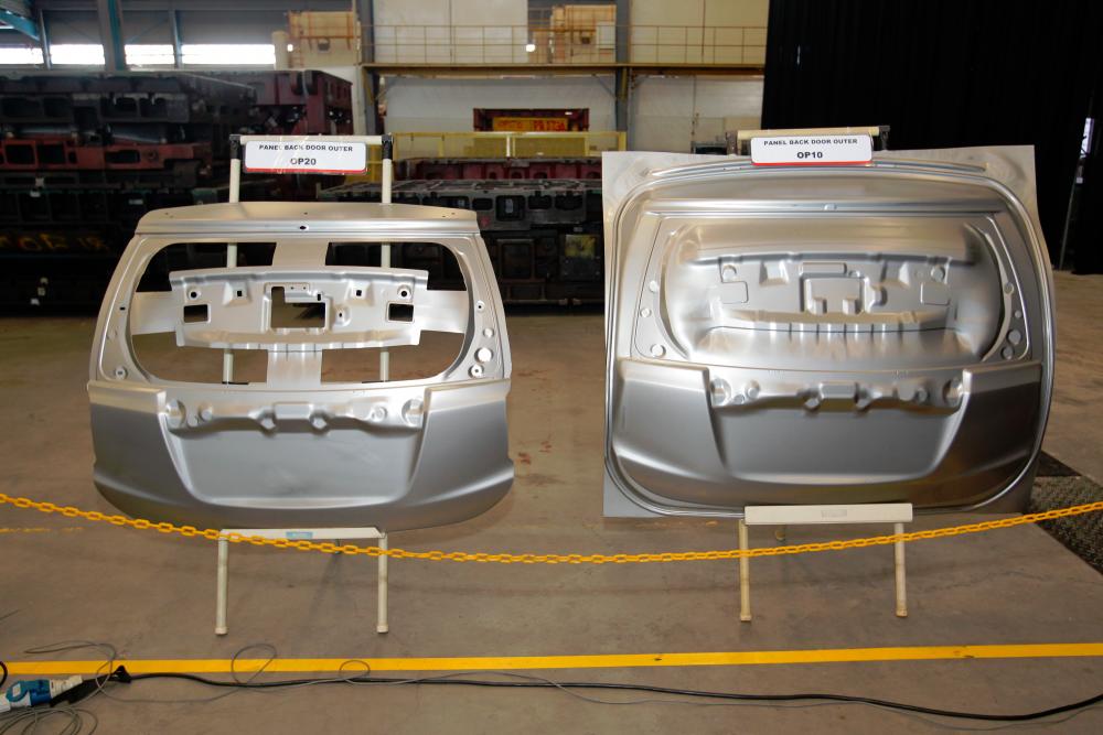 $!Two examples of parts for past Perodua models which IQM makes in its Tanjung Malim facility.