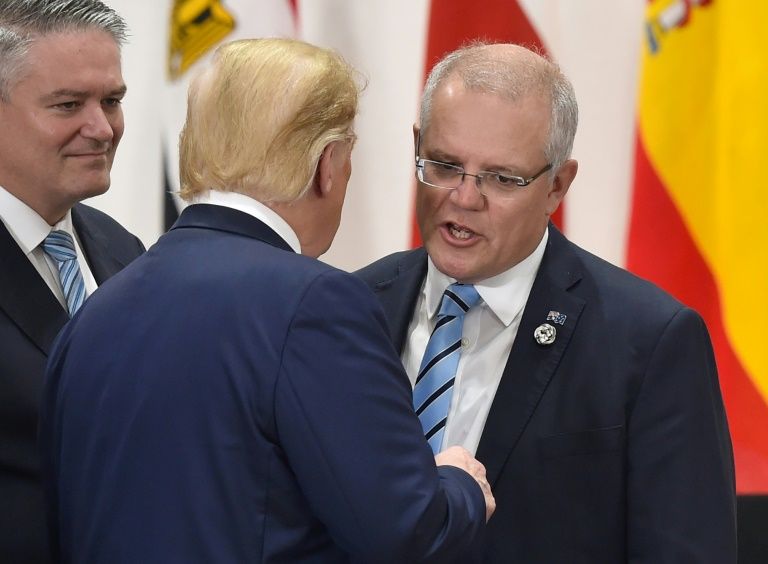 US President Donald Trump and Australia’s Prime Minister Scott Morrison see eye to eye on a lot of issues. — AFP