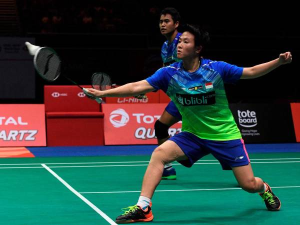 Malaysia’s professional mixed doubles pair, Goh Soon Huat and Shevon Lai Jemie. - AFP