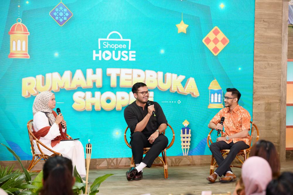 Khairul Aming and Iman Kamil inspired Shopee Affiliates with valuable content creation tips during an exclusive sharing session at Shopee House