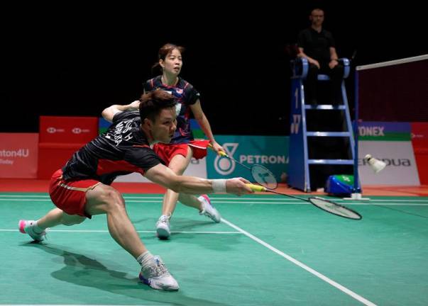 National mixed doubles pair, Goh Soon Huat and Shevon Lai Jemie. - BERNAMApix