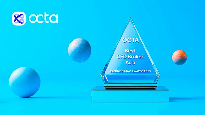 Octa broker receives the ‘Best CFD Broker Asia 2025’ award