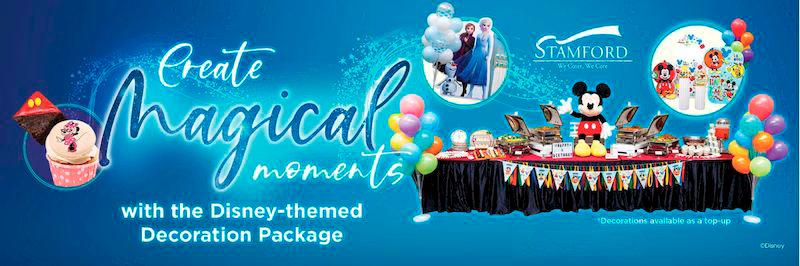 Stamford Catering Launch “The Disney Experience” New Celebration Packages For Kids