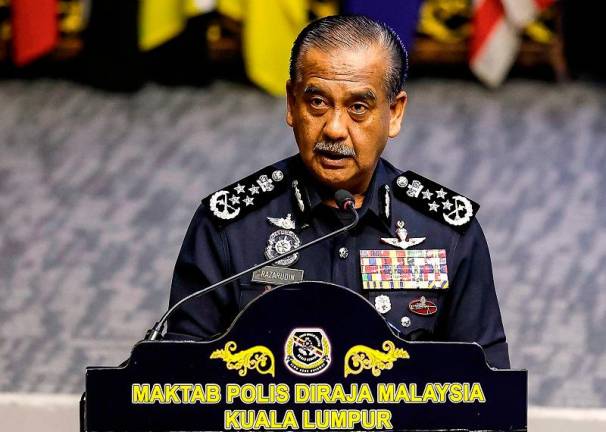 Ketua Polis Negara, Tan Sri Razarudin Husain. - fotoBERNAMA