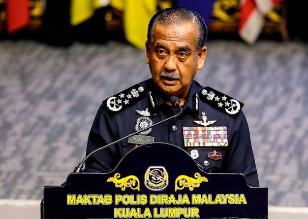 Inspector-General of Police (IGP), Tan Sri Razarudin Husain. - BERNAMApix