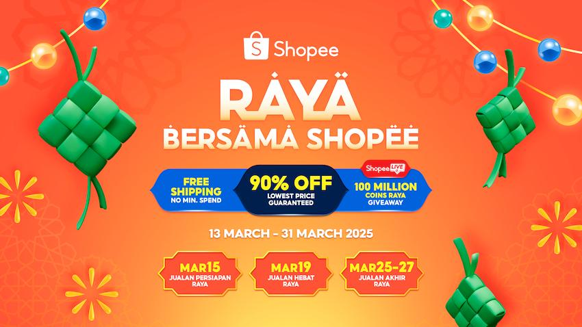 Raya Bersama Shopee Brings Massive Savings, Rewards, and Exciting Shopping Experiences