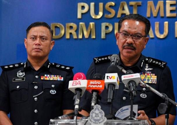 Penang police chief Datuk Hamzah Ahmad. - BERNAMApix