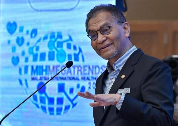 Health Minister, Datuk Seri Dr Dzulkefly Ahmad. - BERNAMApix