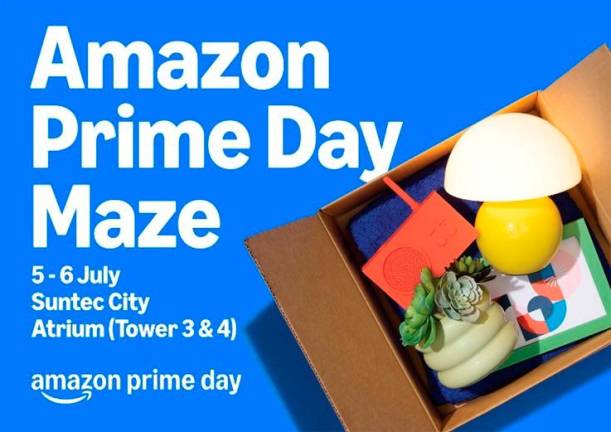 Amazon Singapore Brings Prime Day to Life with the Amazon Prime Day Maze from 5 to 6 July
