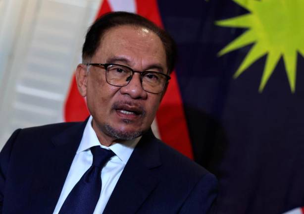 Perdana Menteri Malaysia, Datuk Seri Anwar Ibrahim. - fotoBERNAMA